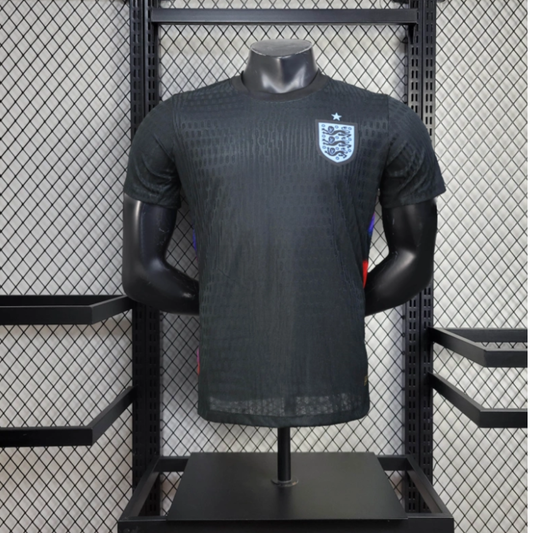 England 25/26 Training Jersey - Black - Player Version - Slim Fit