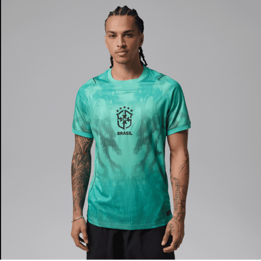 Brasil Jordan 2026 Mens Short Sleeve Goalkeeper Jersey World Cup